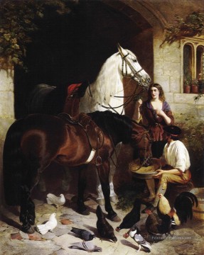  Frederick Peintre - Nourrir l’Arabe 2 Hareng Snr John Frederick Cheval